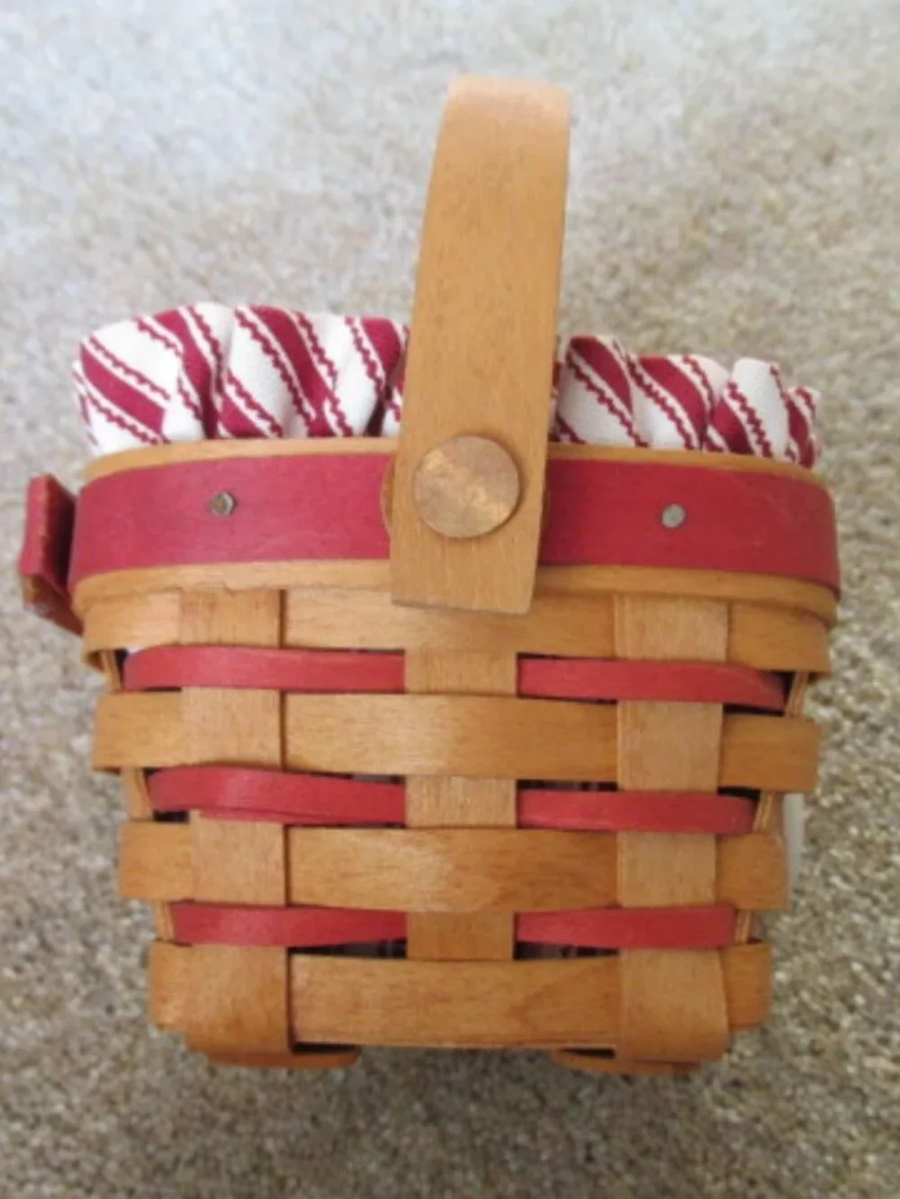 Longaberger 1995 Sweet Sentiment basket set plus extras